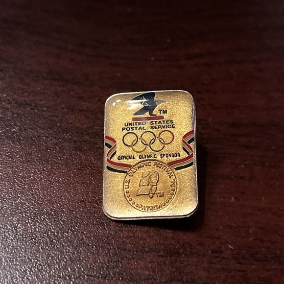 Olympic Festival 1990‎ USPS United States Postal Service Patron Lapel Pin - Picture 1 of 3